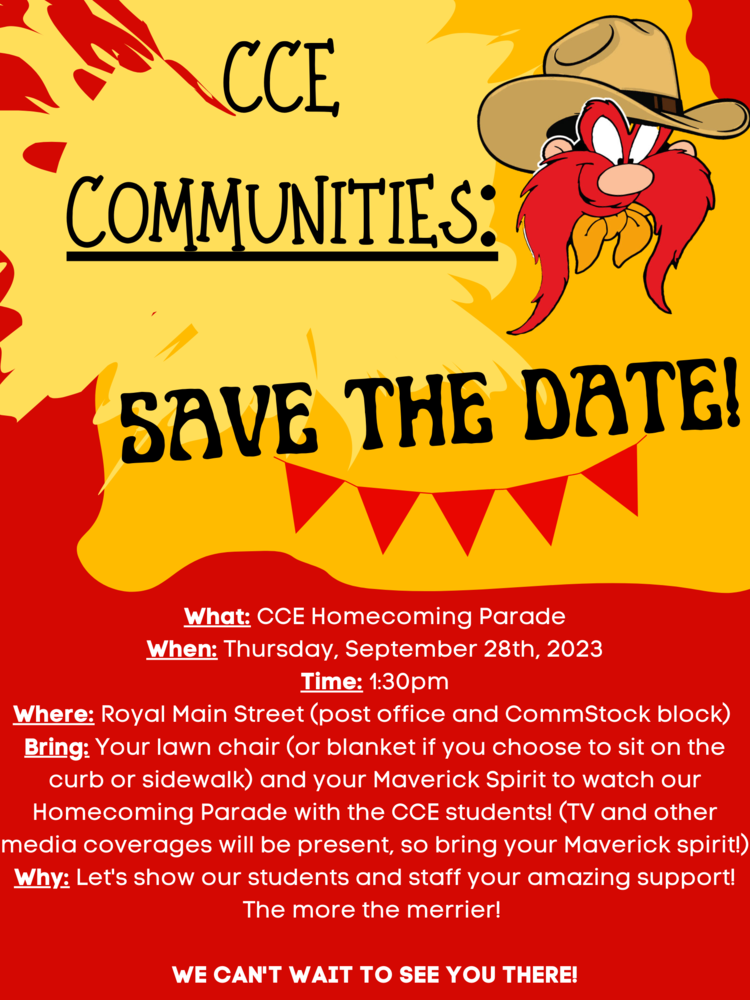 CCE Homecoming Parade Announcement! | Clay Central Everly