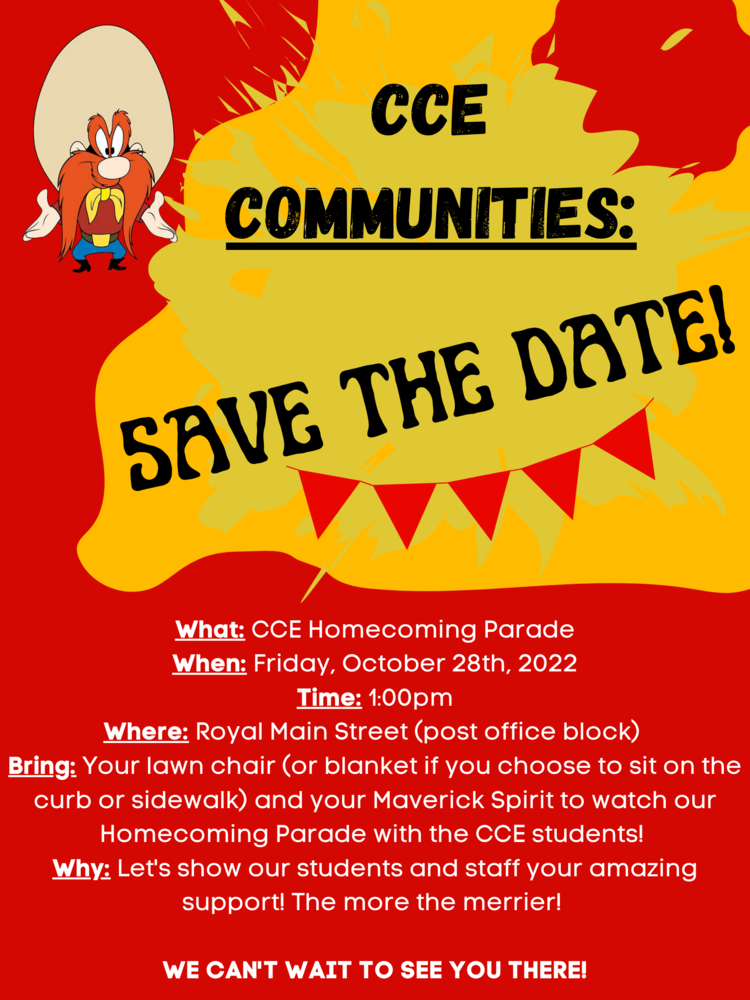 Join us at our CCE Homecoming Parade! | Clay Central Everly