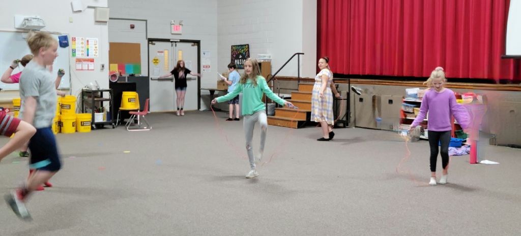 Jump Roping in Music Class