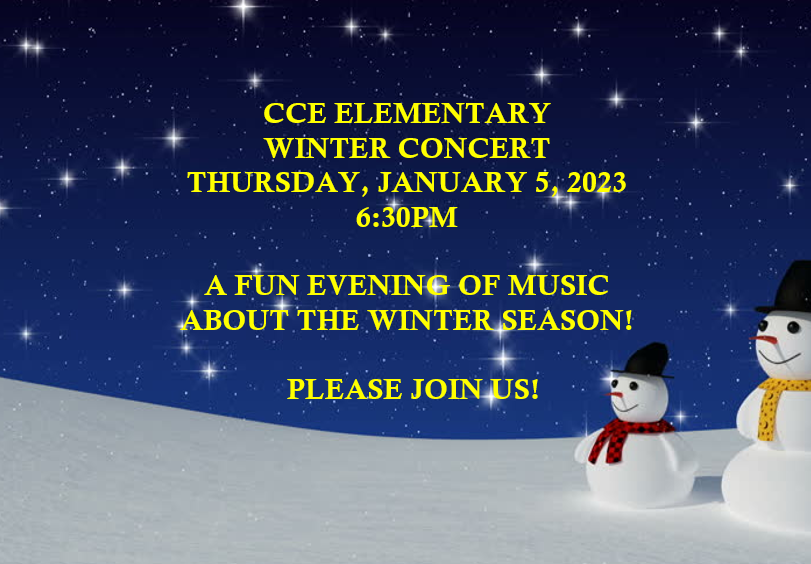 Come to the Winter Concert!