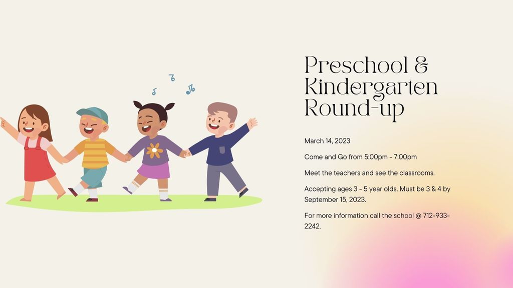 Preschool & Kindergarten Round-up