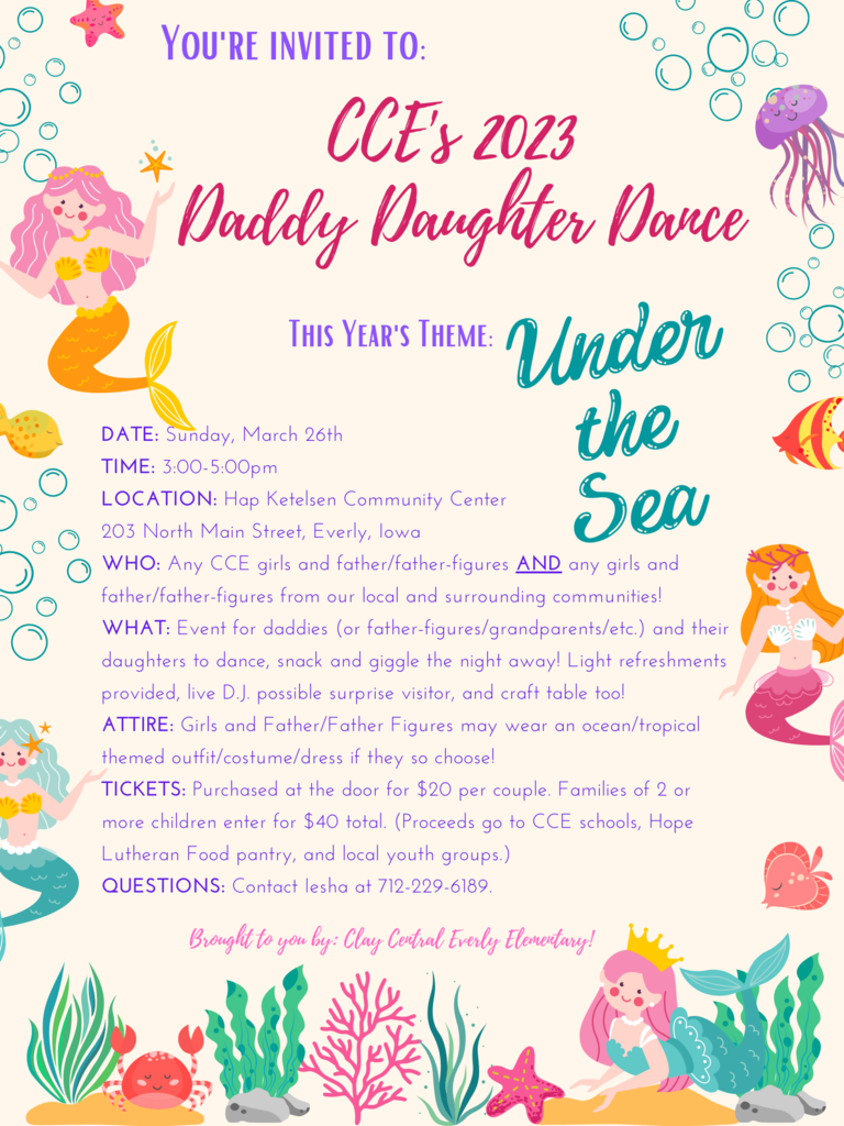 THIS Sunday! See you at the Daddy Daughter Dance!