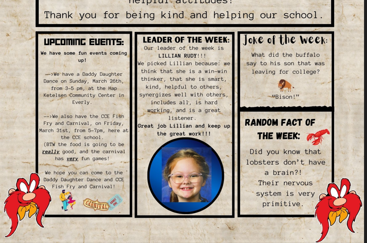 Our Maverick Messenger newsletter!